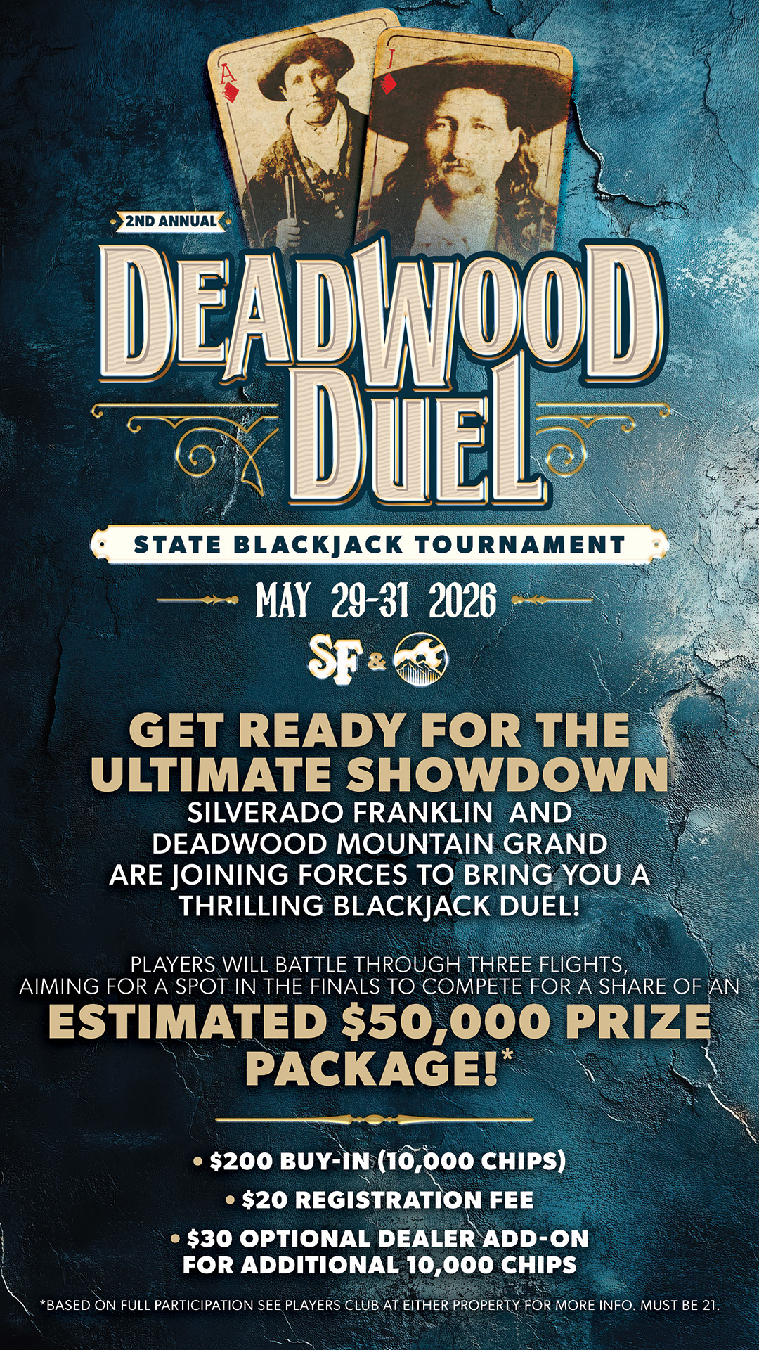 Deadwood Duel Blackjack Tournament