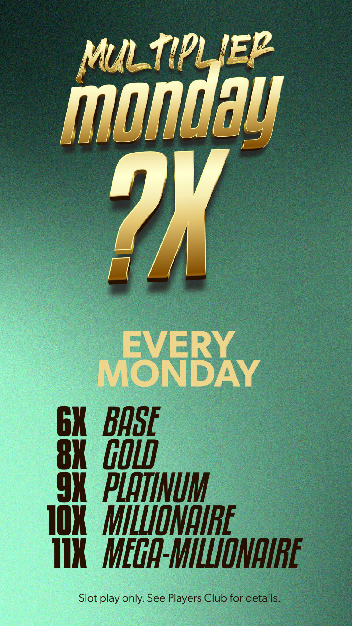 Multiplier Monday ?X